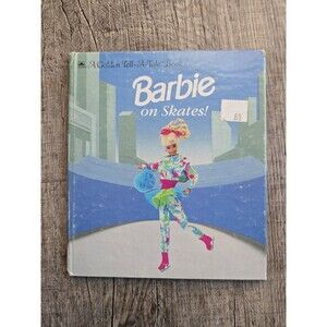 Vintage Golden Book Tell-A-Tale Barbie on Skates! 1992